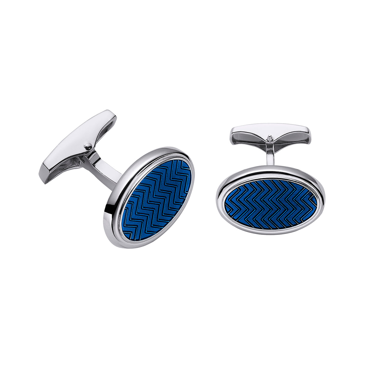Gemelos Plata de Ley lapislazuli
