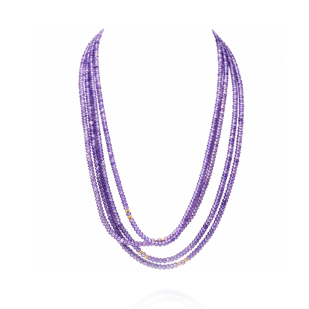 Collar gargantilla amatista Violetta