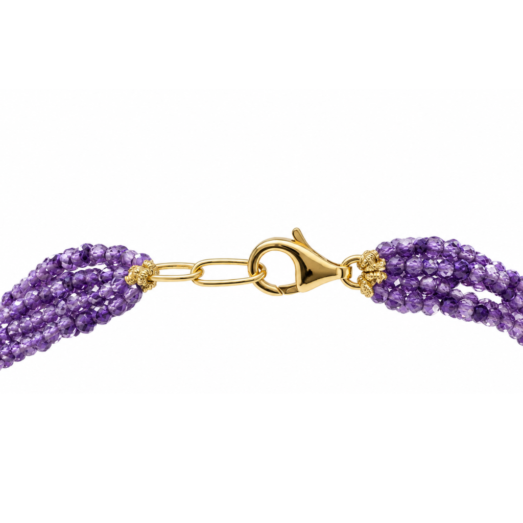 Collar gargantilla amatista Violetta