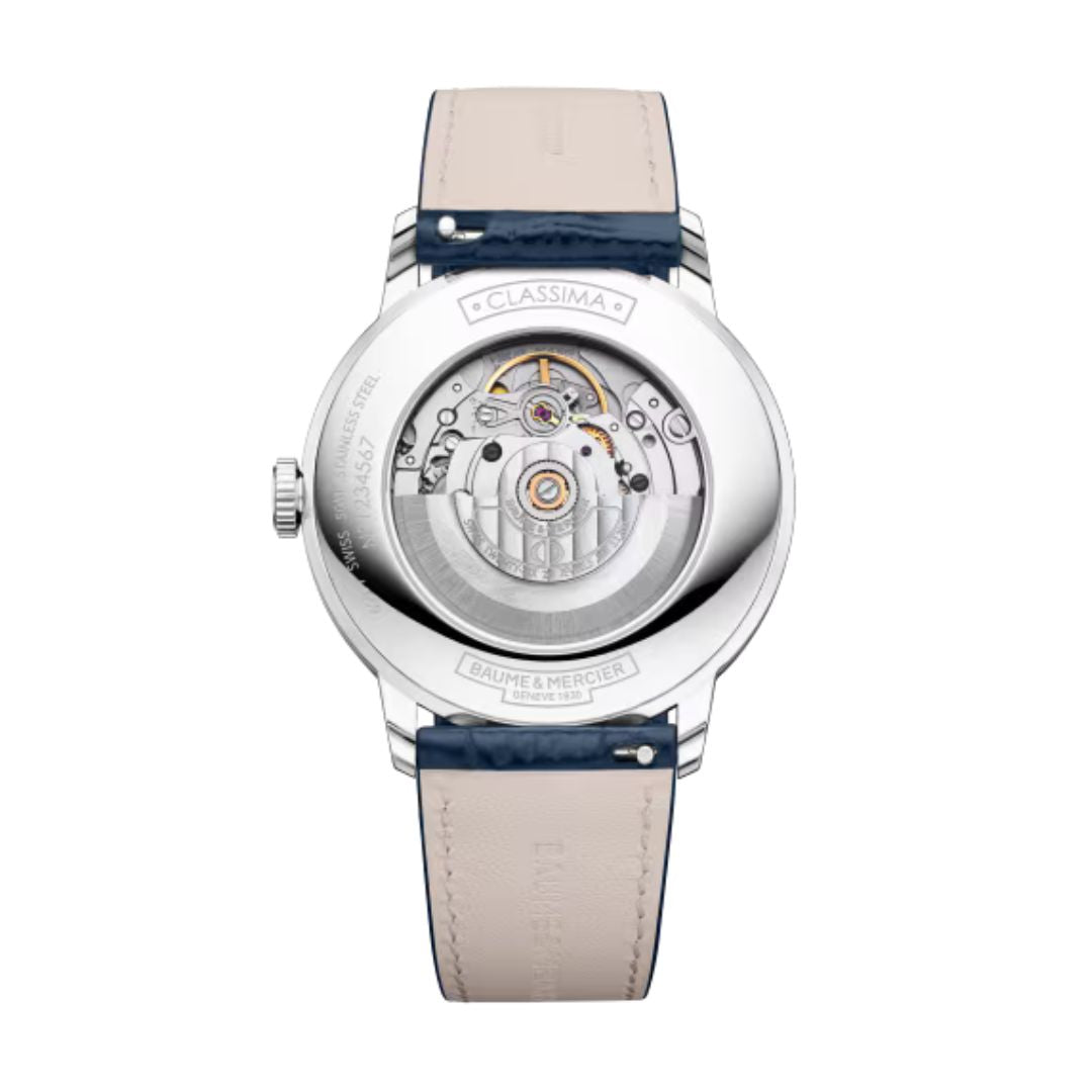 Reloj automático baume merciere azul