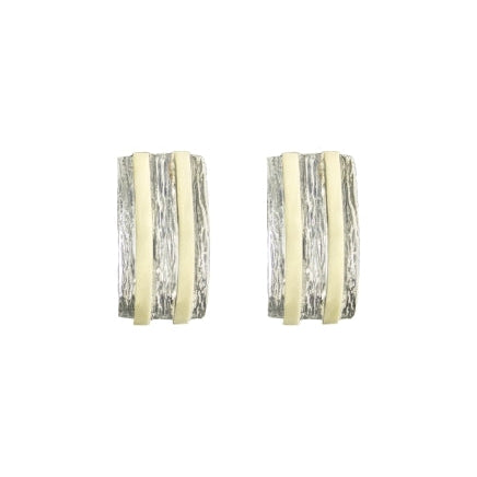 Pendientes styliano plata y oro