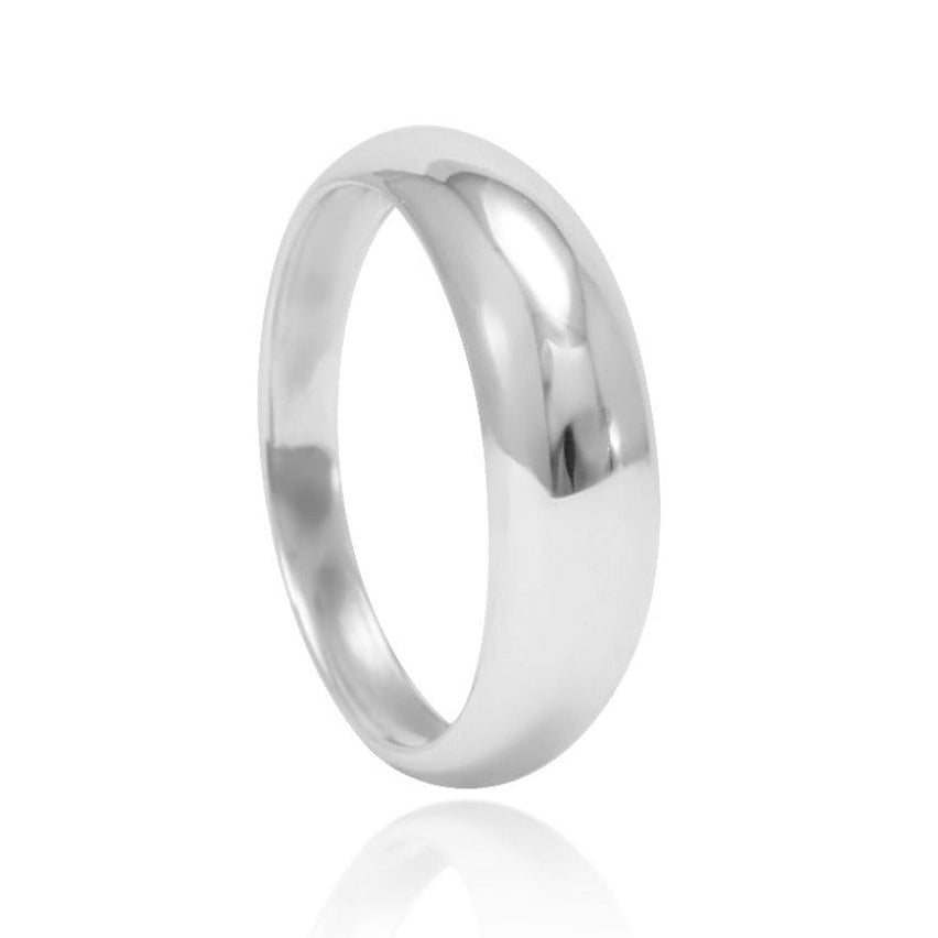anillo oro blanco de 18kt joyería pamplona