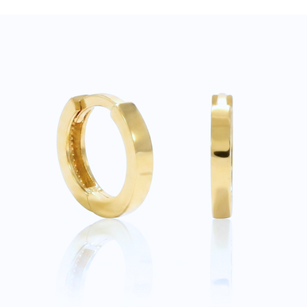 aros de oro 18k pendientes