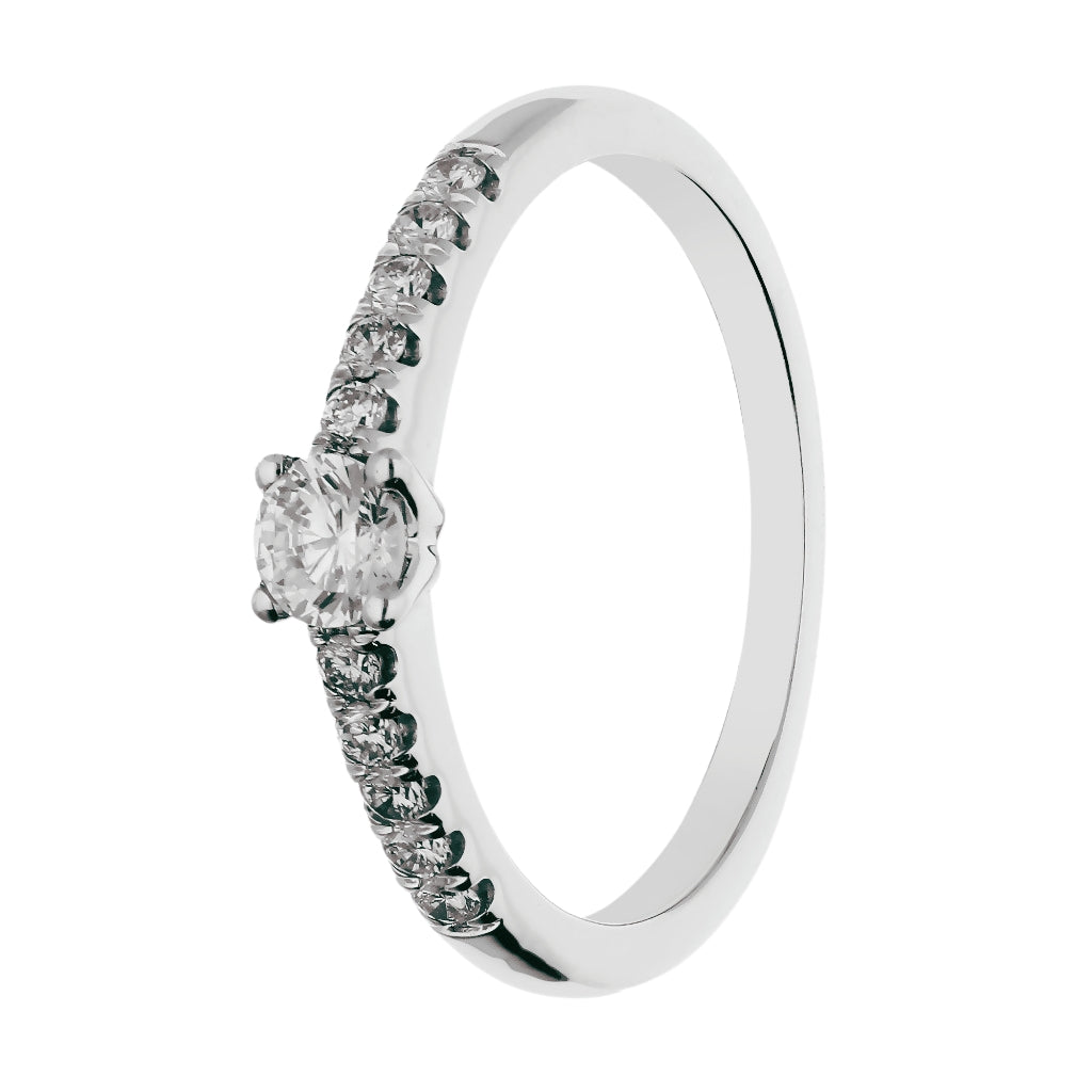 Anillo Tudela 0,42cts