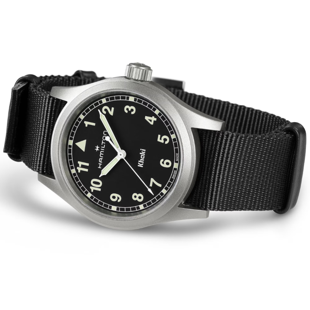 Reloj Hamilton Khaki Field Textil Negro