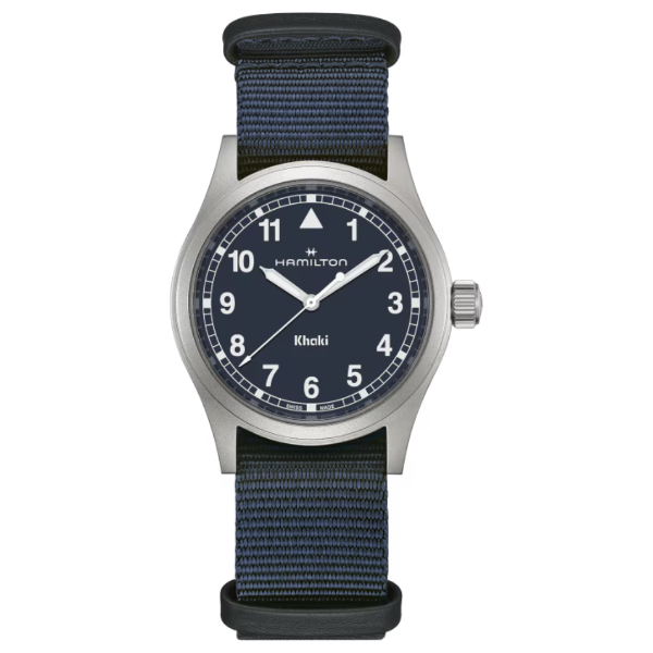Hamilton Khaki Field Textil Azul