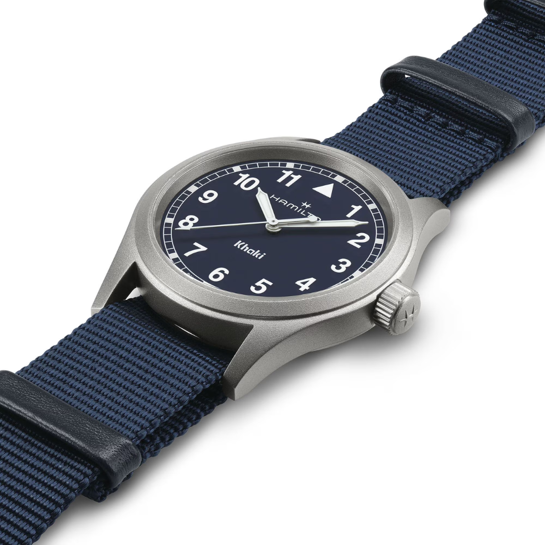 Hamilton Khaki Field Quartz Textil Azul