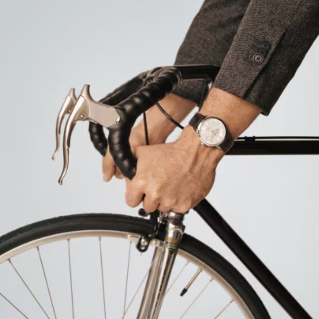 Reloj suizo baume mercier correa marron