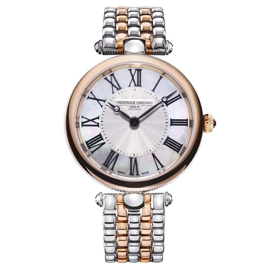 Reloj para mujer frederique constant de acero color rose gold