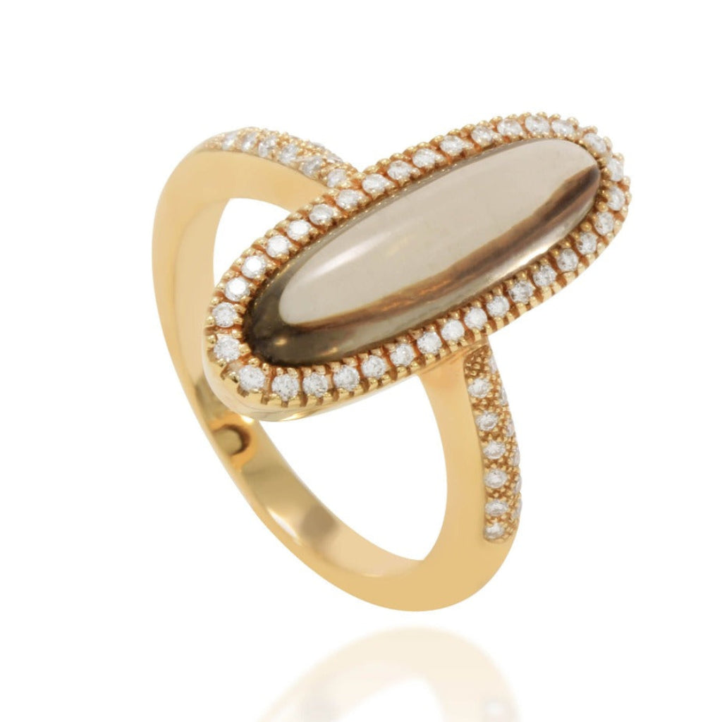 Anillo oro rosa joyería pamplona