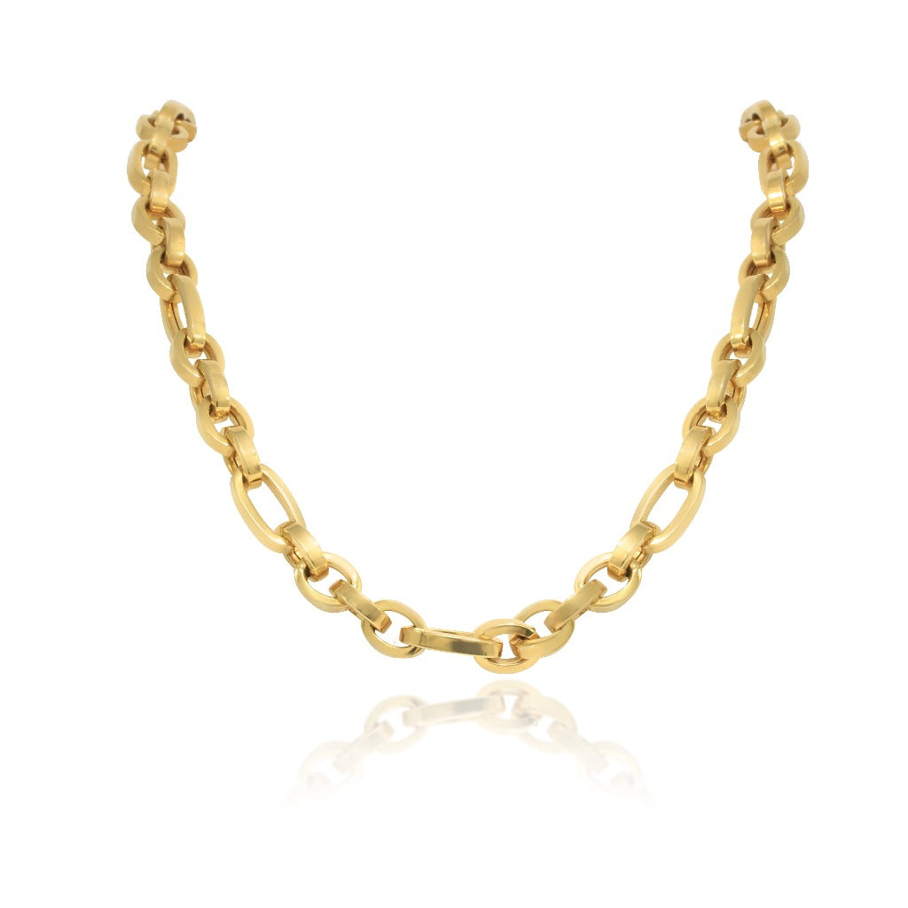 cadena de oro de 18kt pamplona