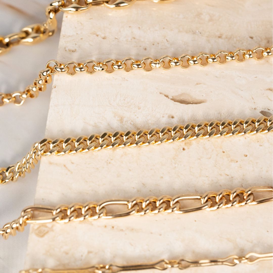 Tipos de pulseras oro 18k