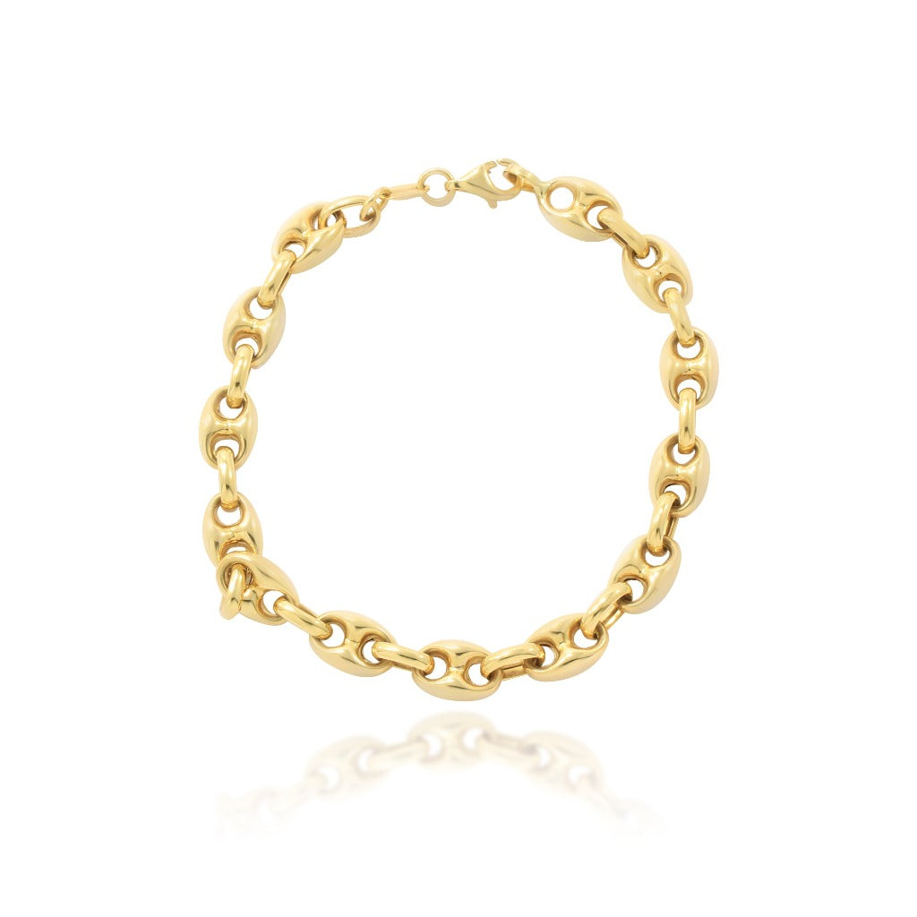 Pulsera oro de 18kt joyería pamplona