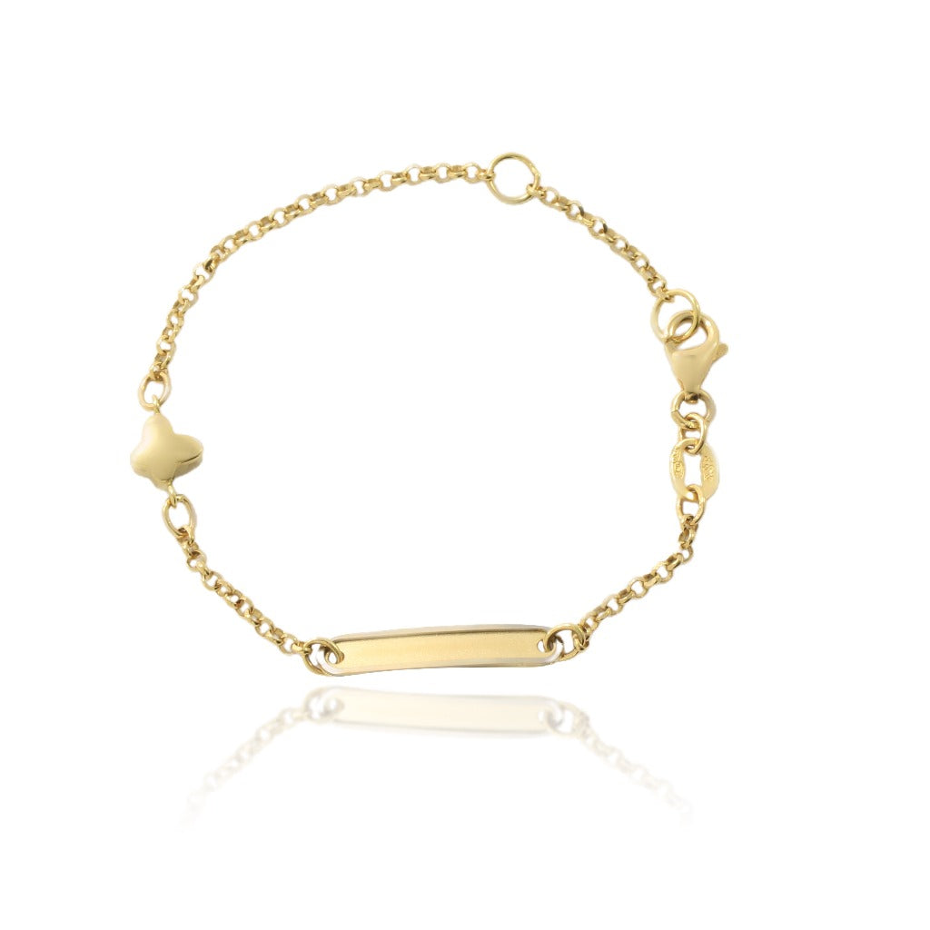 Pulsera niña oro 18kt joyería pamplona