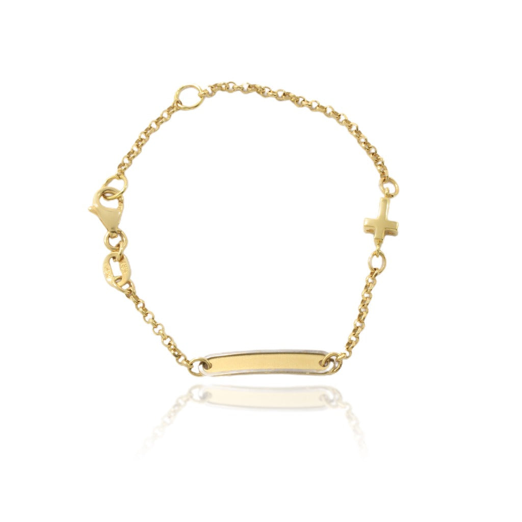 Pulsera comunión oro 18kt joyería pamplona