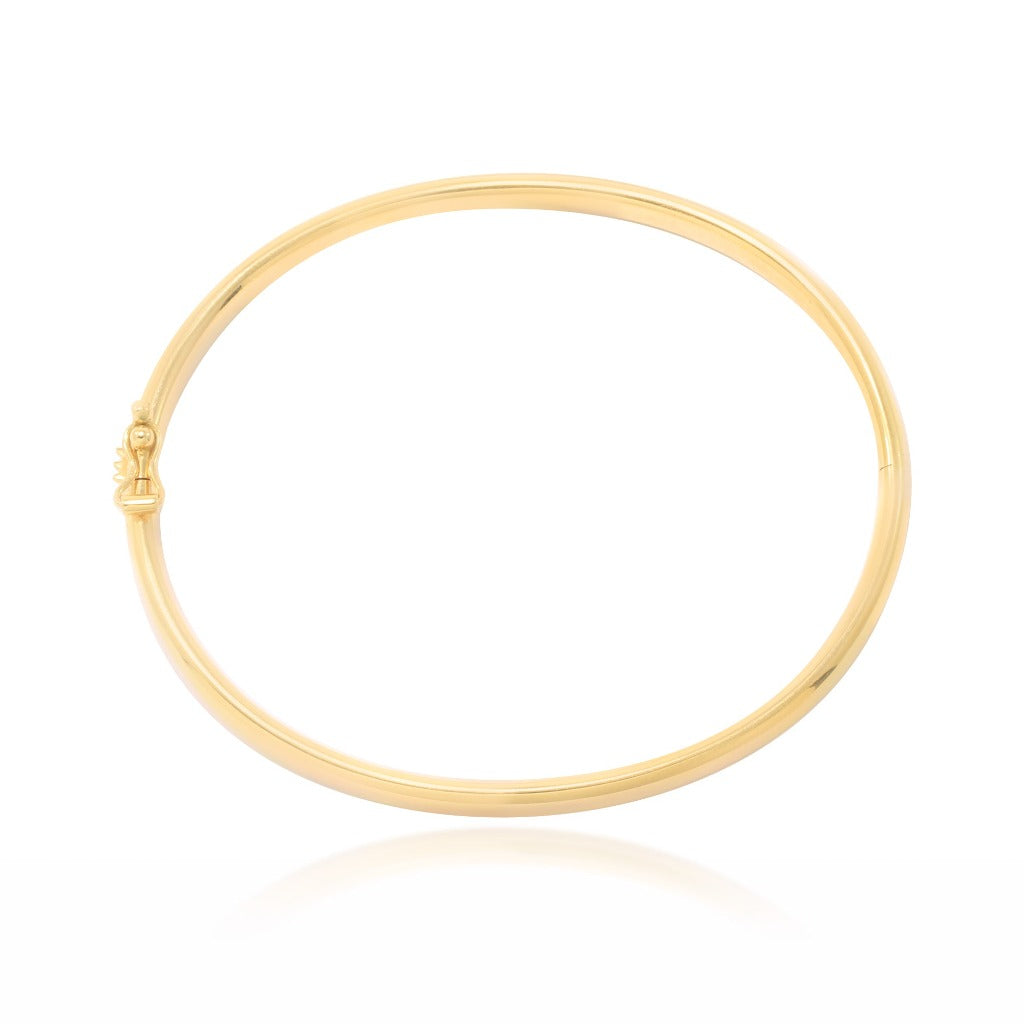 Pulsera rigida oro 18kt joyería pamplona