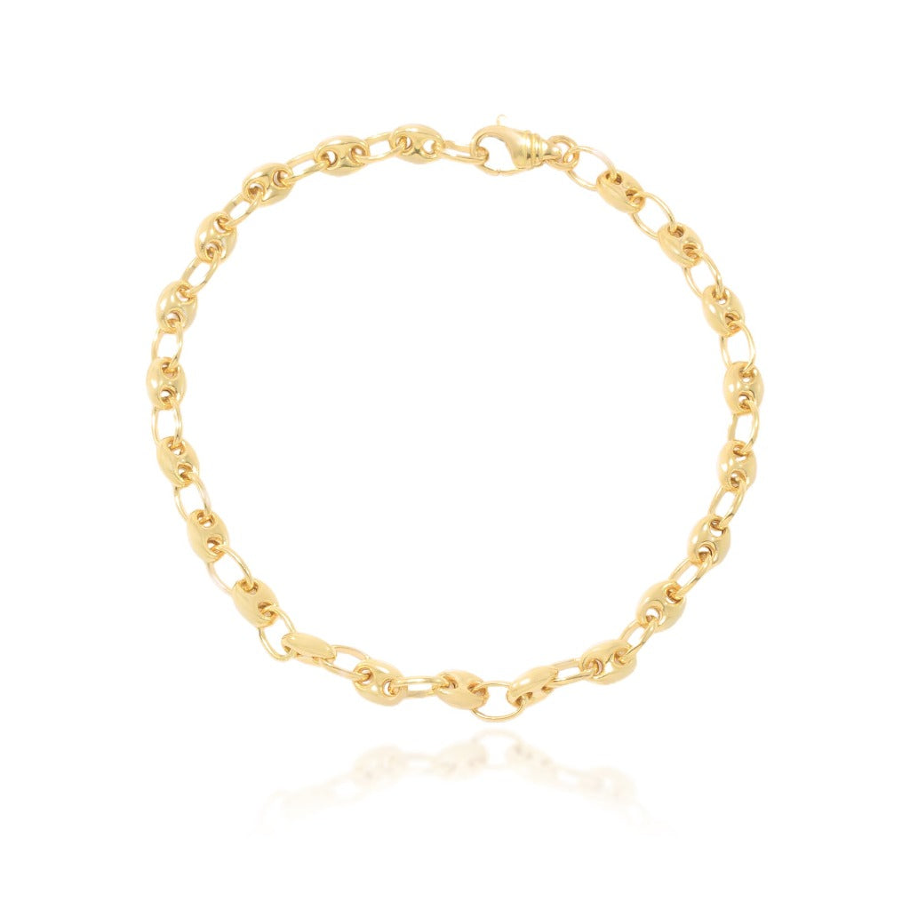 Pulsera de oro 18kt joyería pamplona