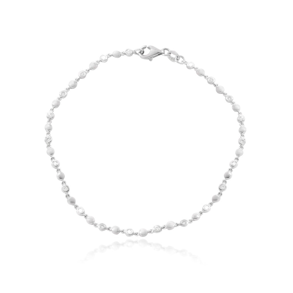 Pulsera de diamantes. Joyería Pamplona