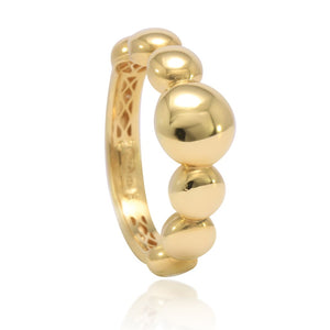 anillo oro amarillo 18kt joyería pamplona