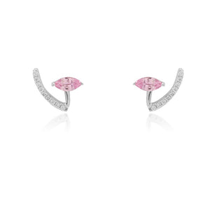 pendientes de diamante y zafiro. joyeria pamplona