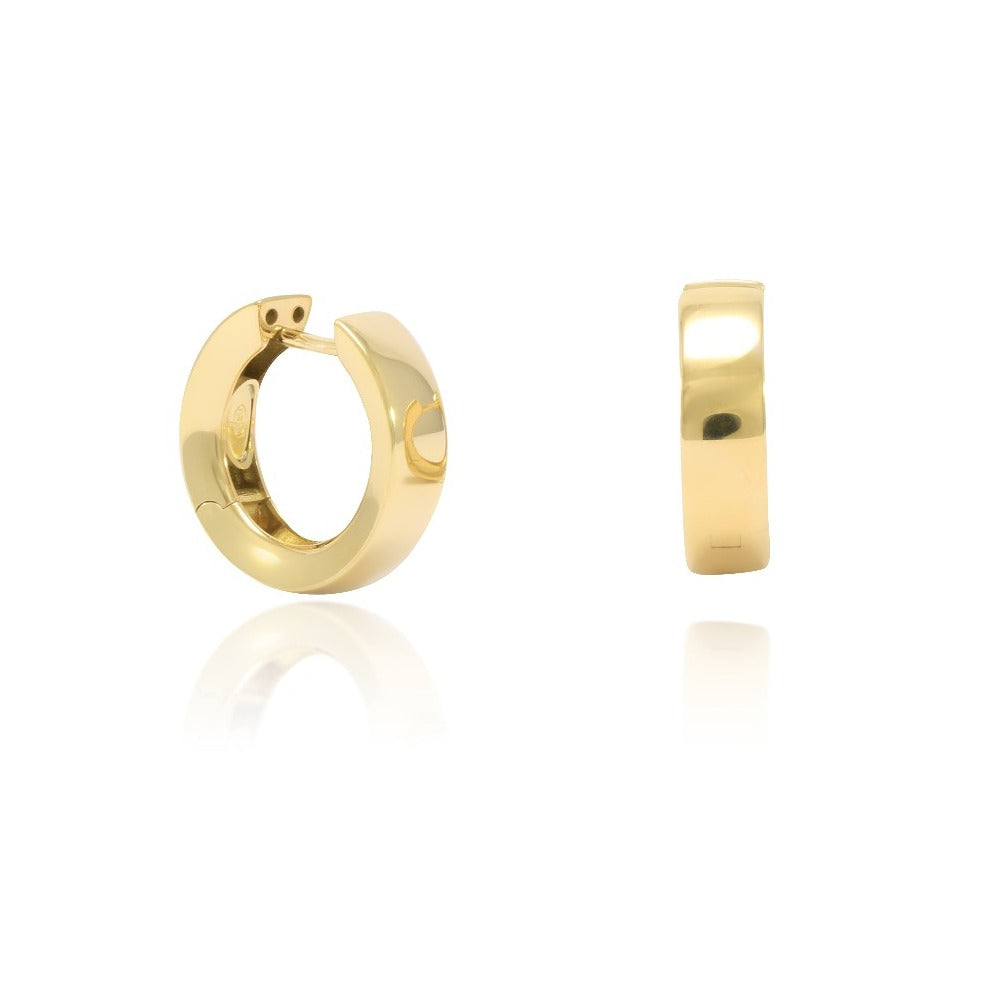 pendientes de aro de oro joyeria pamplona