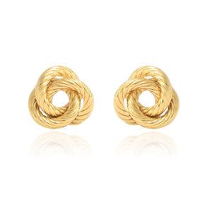 pendientes de oro amarillo de 18kt pamplona