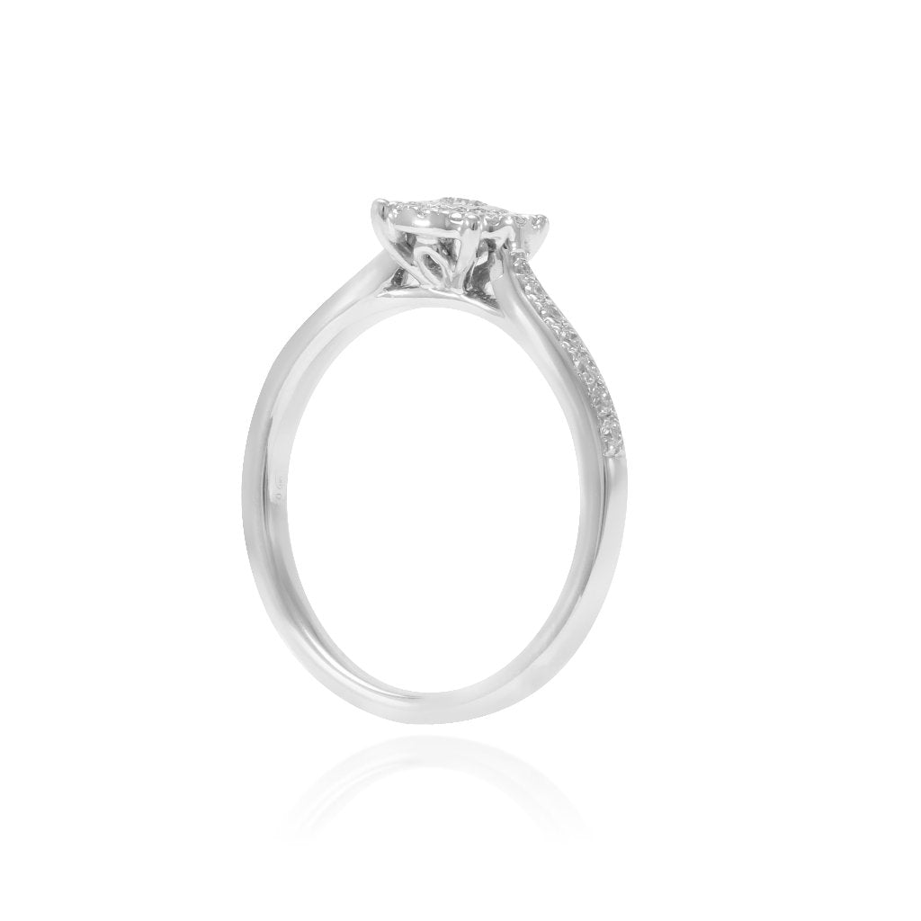 Anillo de compromiso de diamantes Pamplona