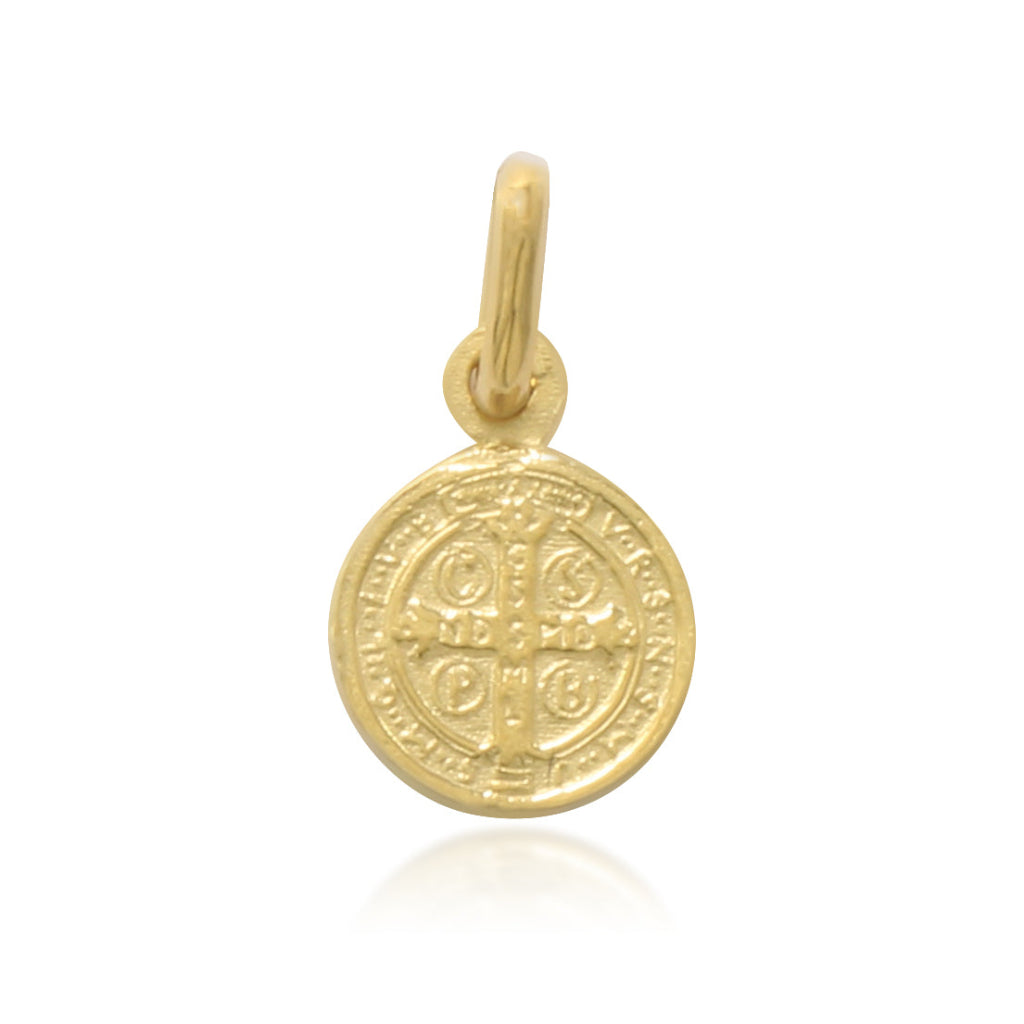 Colgante de Oro Amarillo de 18k de San Benito