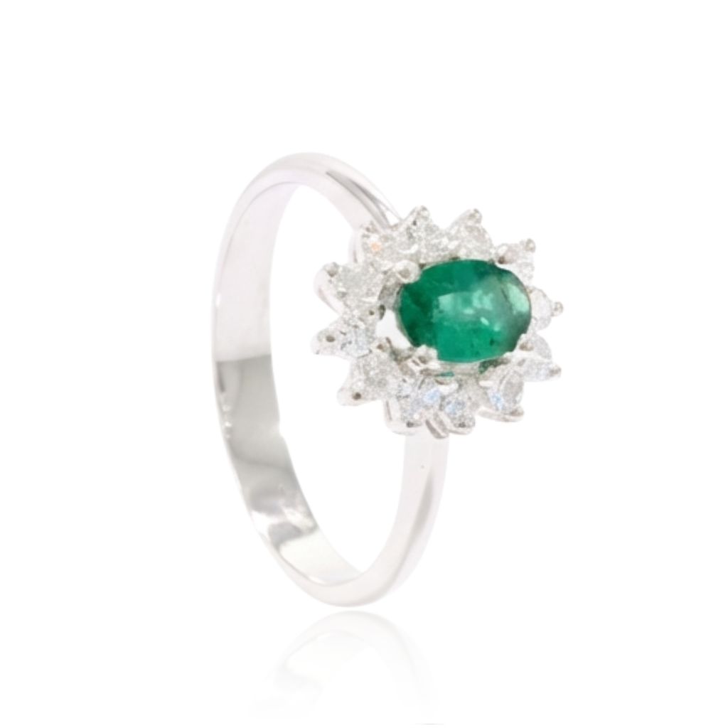 Anillo Blume Esmeralda 0,43cts