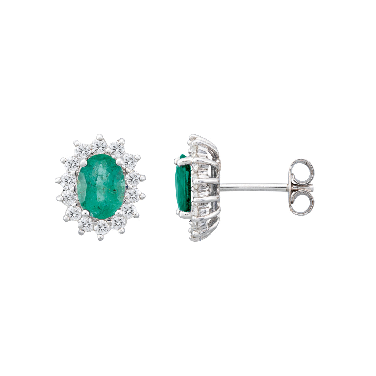 Pendientes Blume Esmeralda