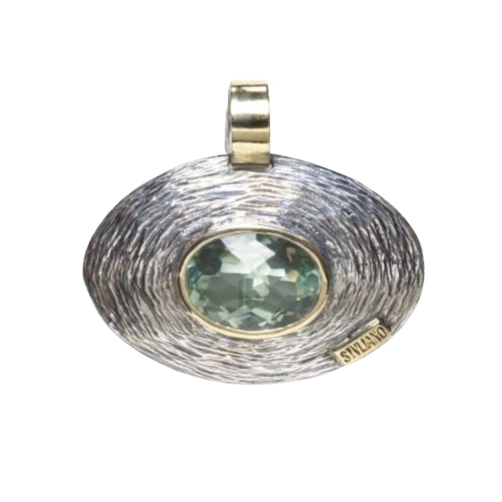 Colgante de Amatista verde Styliano
