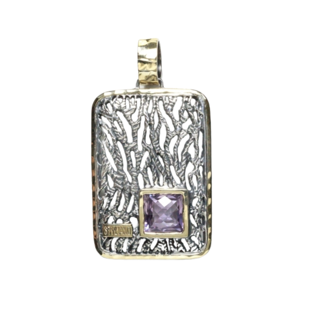 Lilac Amethyst Styliano Pendant