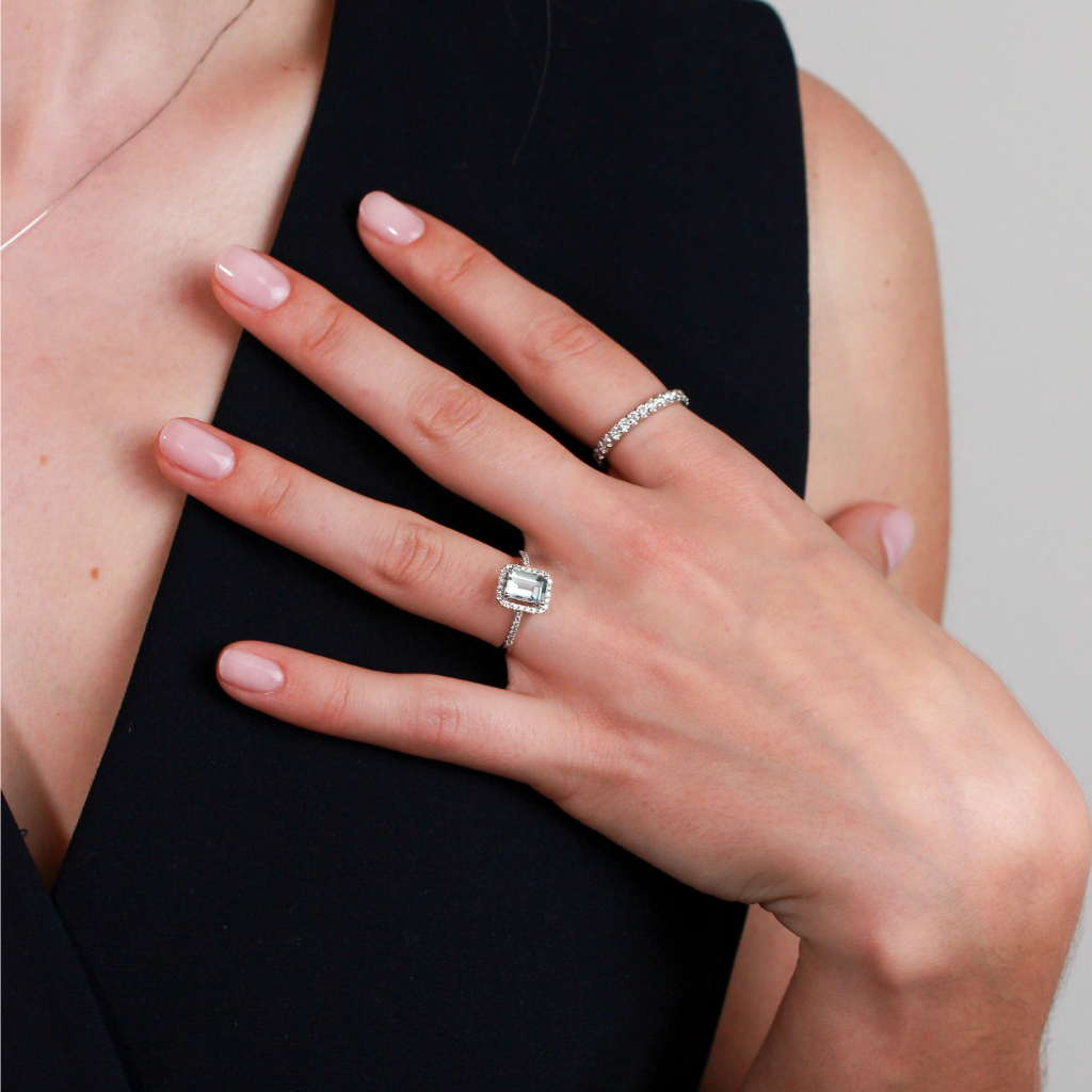 Anillo Infinity Blanco 1 03cts. BIJOYA