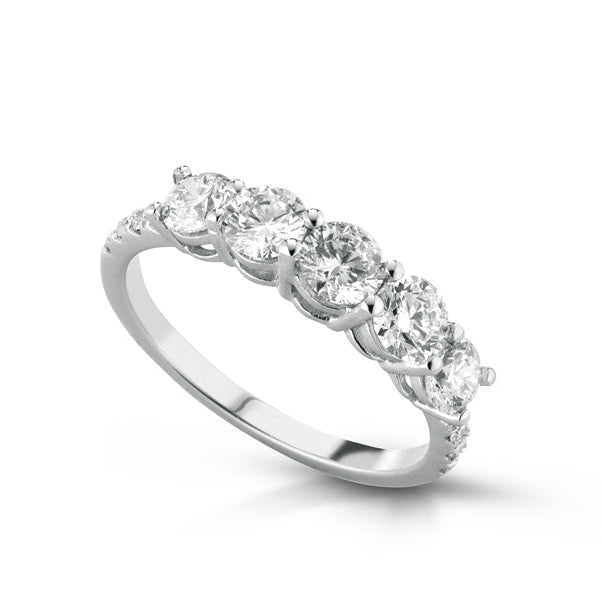 Anillo de diamantes y oro 18kt pamplona