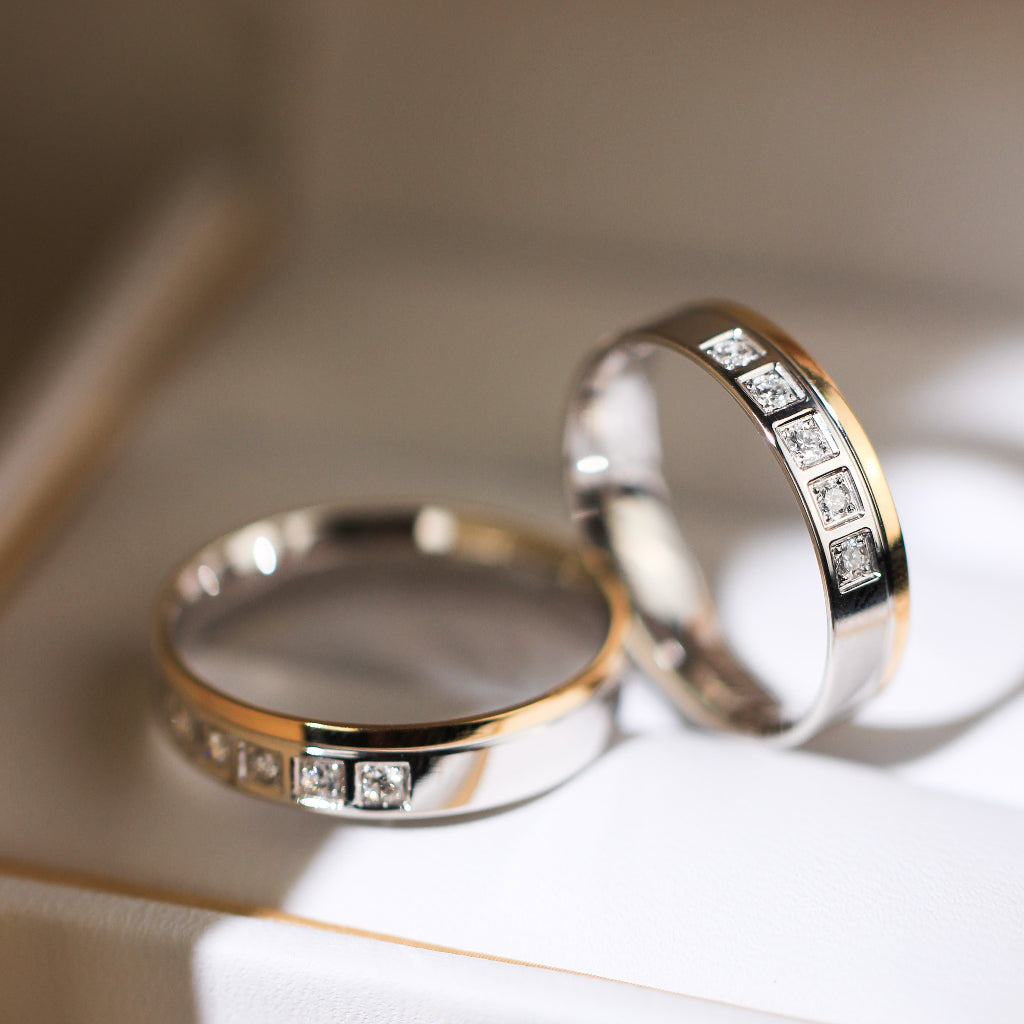 Anillos compromiso hombre diamante