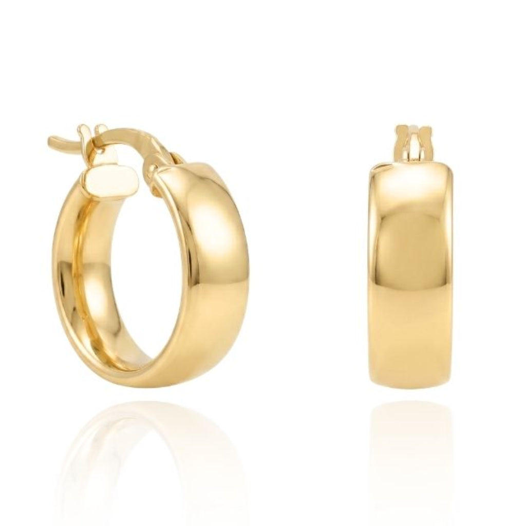 Los pendientes miden 1,5 cm de diámetro y 5mm de ancho.