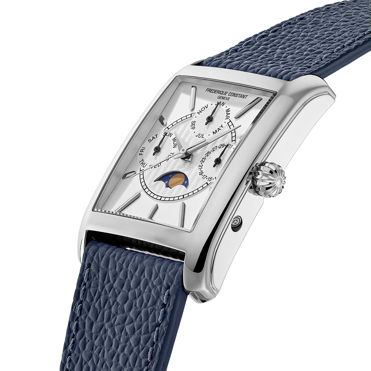 Frederique Constant Classics Carree Calendar Moonphase 42x30