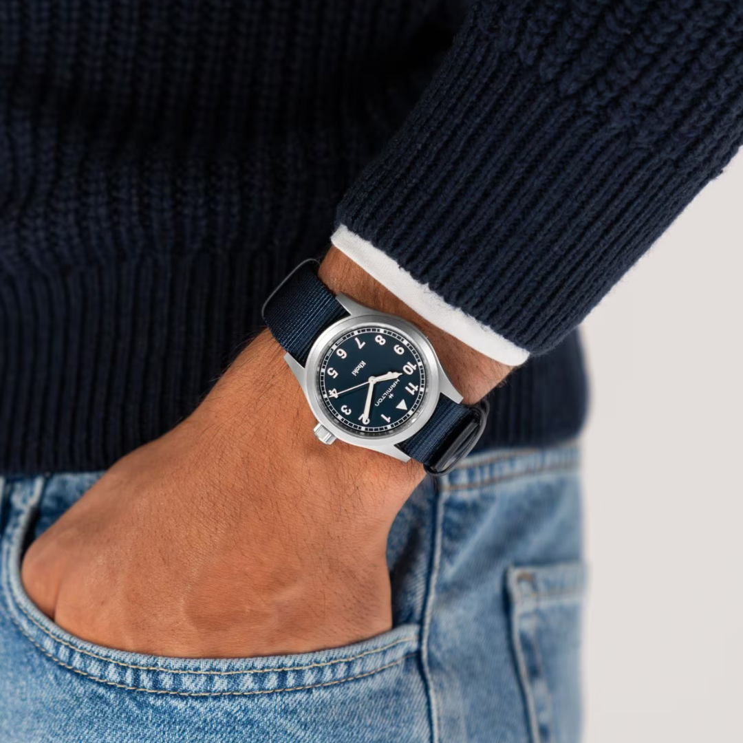 Hamilton Khaki field Textil Azul