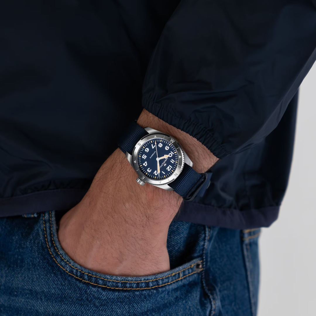 Reloj Hamilton Khaki Azul