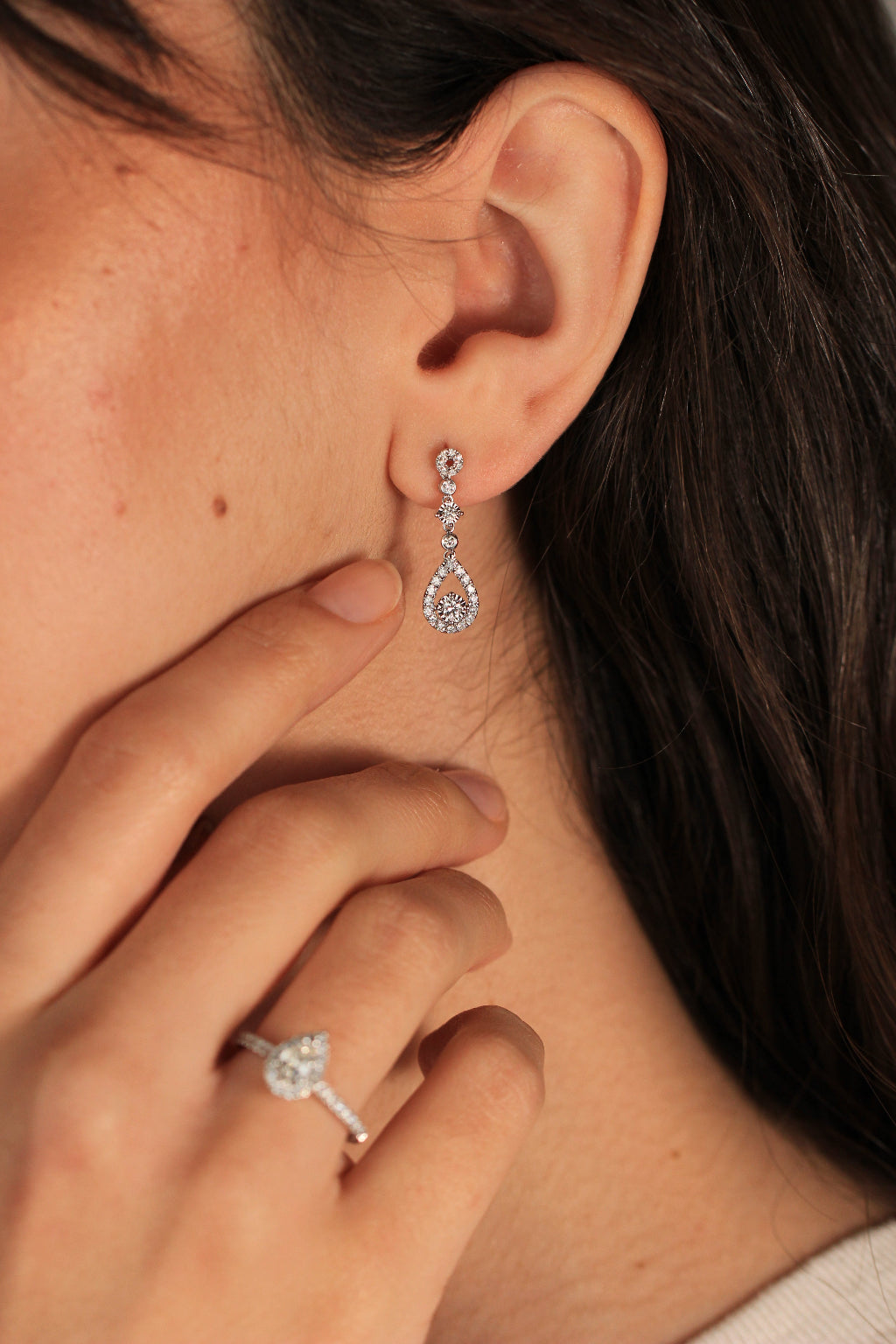 Pendientes Nia White