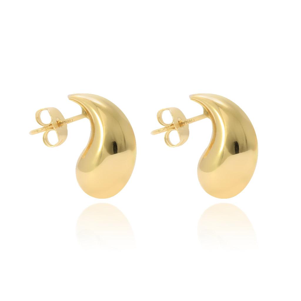 Pendientes de Gota en oro amarillo de 18k