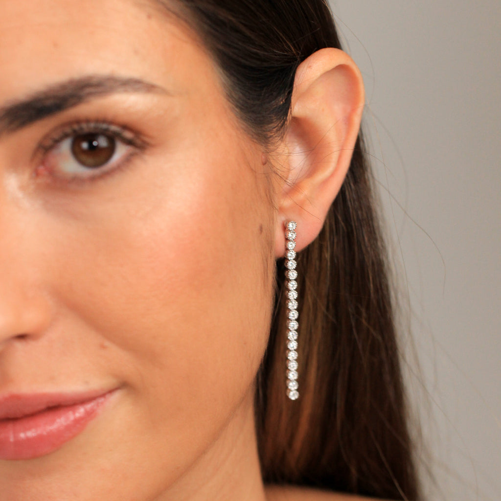 Pendientes de novia caída riviere