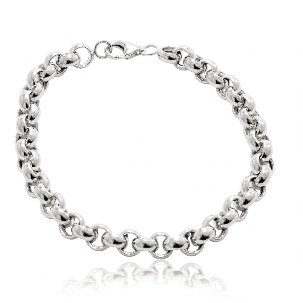 Pulsera realizada en plata de primera ley (925).