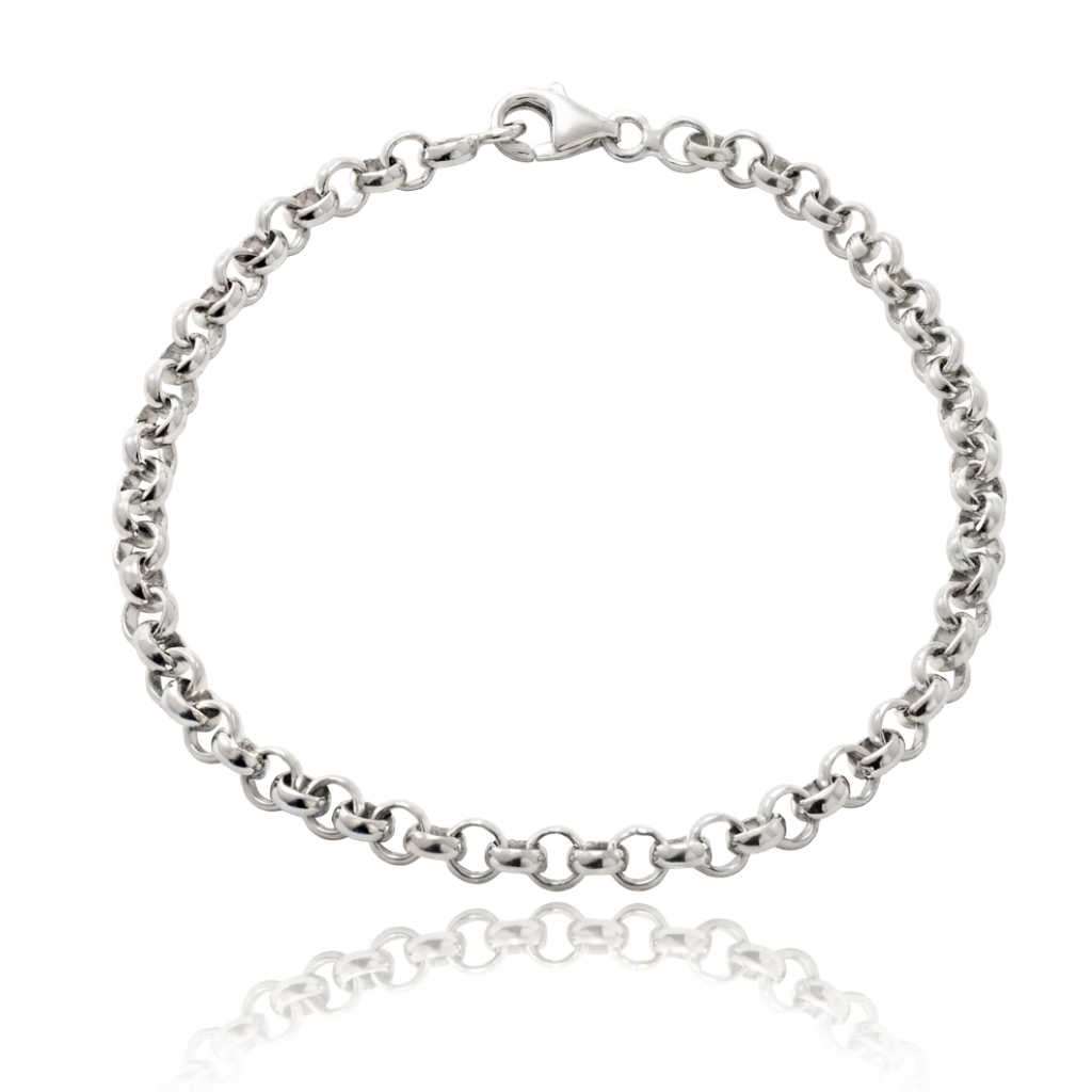 Pulsera realizada en plata de primera ley (925).