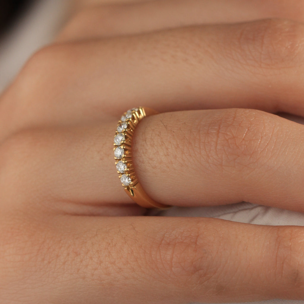 Anillo media alianza oro amarillo pamplona