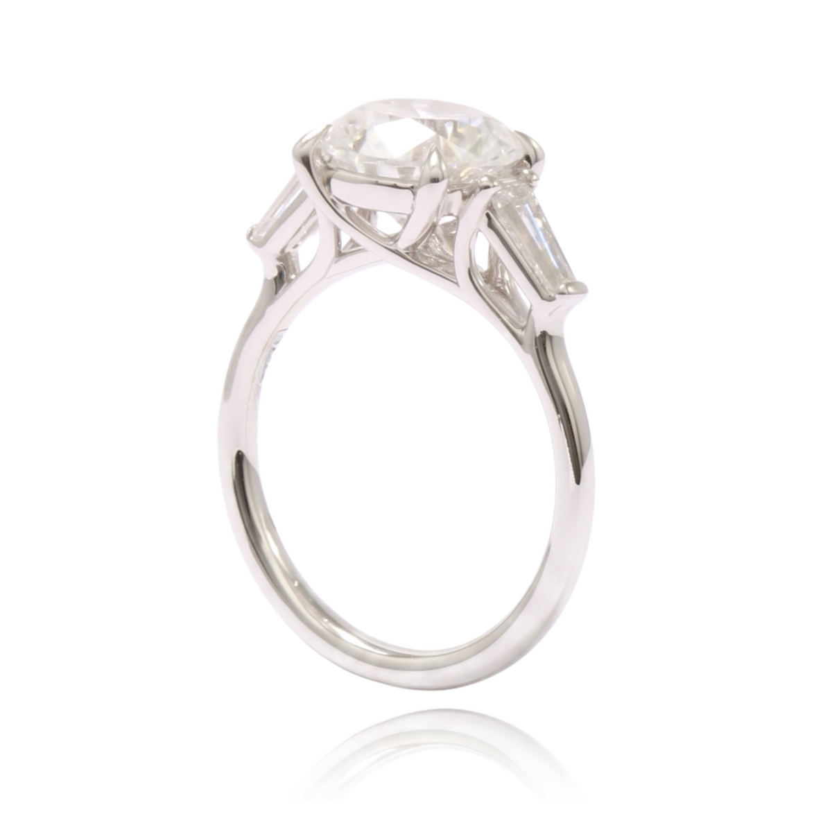 anillo de compromiso oro blanco 18k diamante de laboratorio