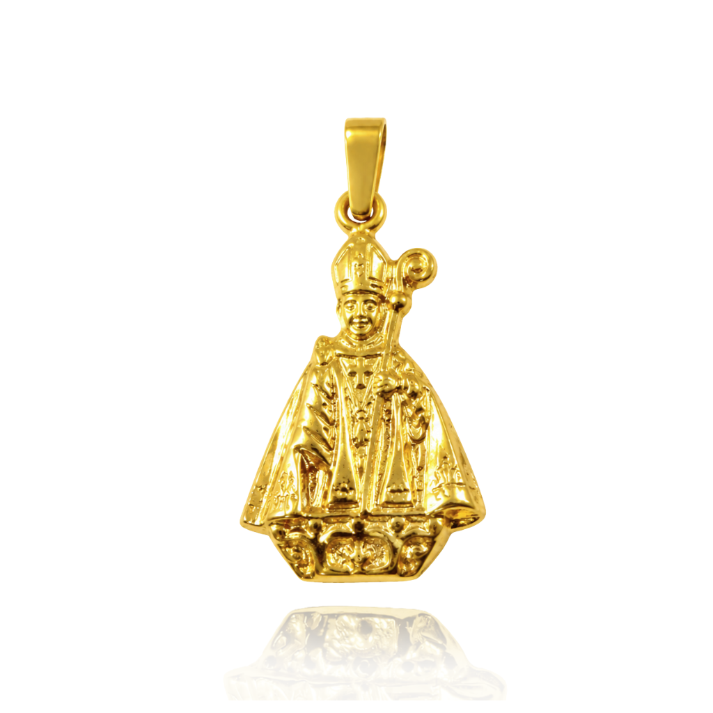 colgante san fermin oro amarillo 18 quilates