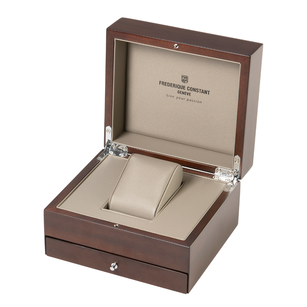 estuche reloj manedera frederique constant manufacture
