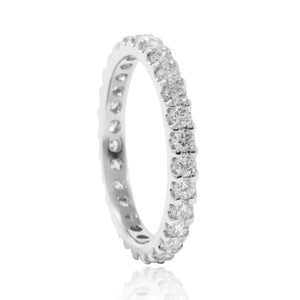 White Infinity Ring 0.65cts.