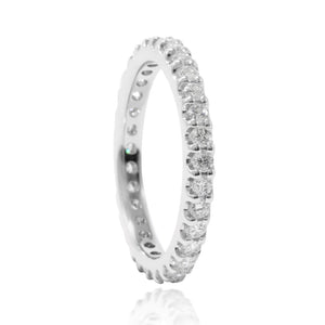 White Infinity Ring 0.53cts.